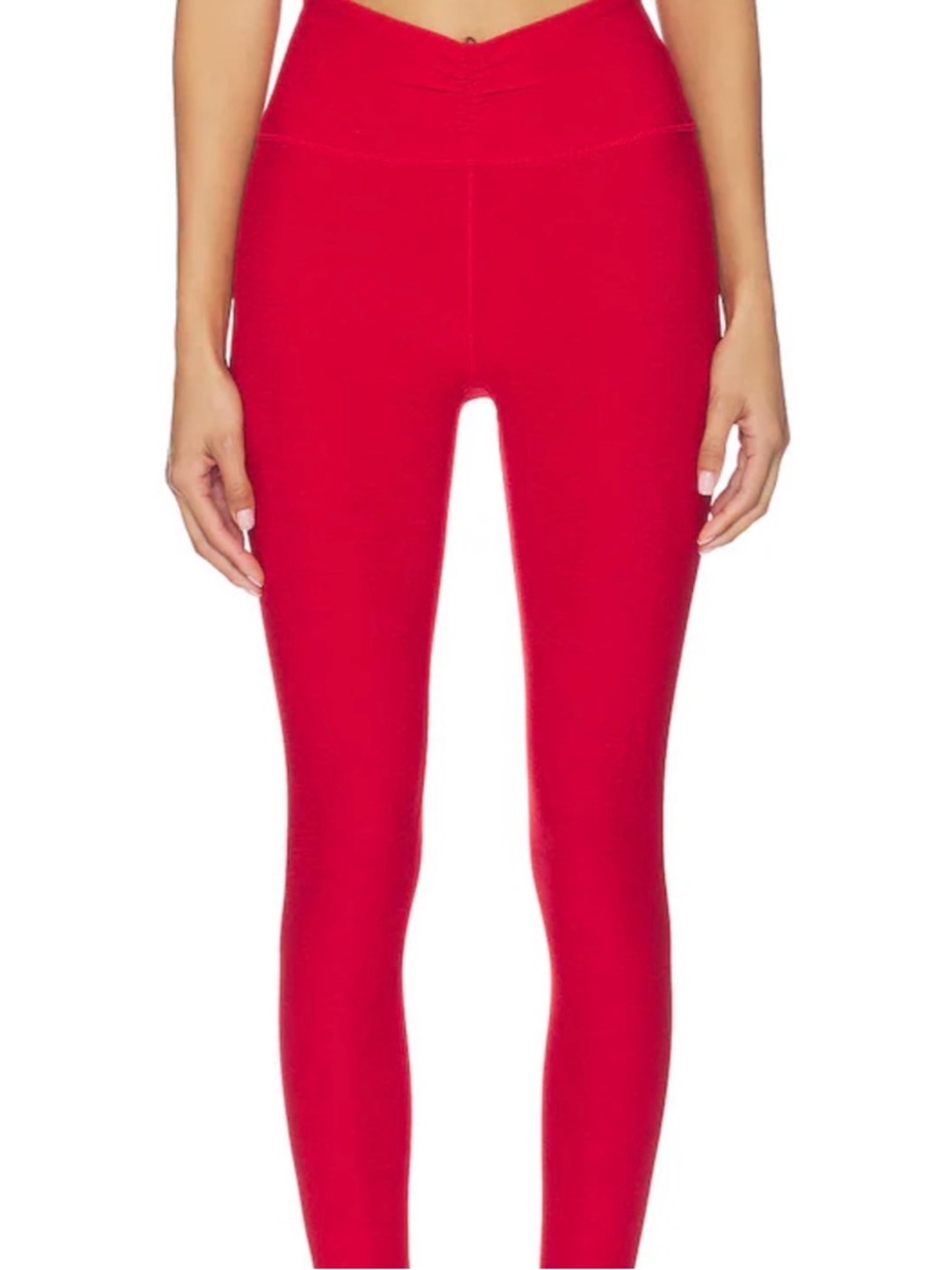 Beyond Yoga High-Rise Red Women's Leggings